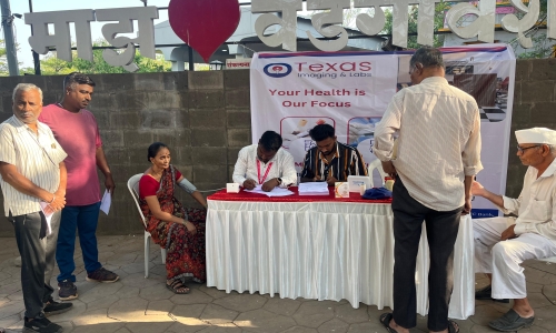 Health Camp in the Morning at Chhatrapati Shivaji Maharaj Garden, Wadgaon Sheri